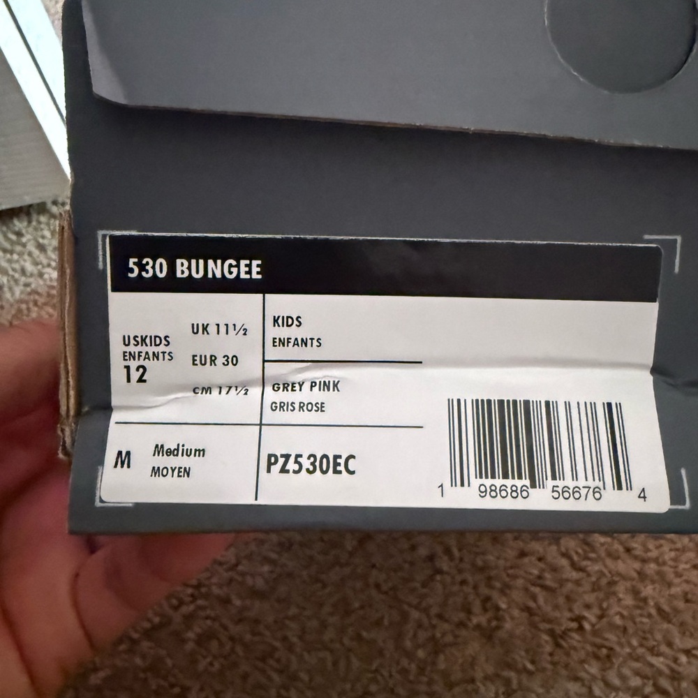 New Balance Kids Sneakers in Grey and Pink